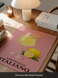 Limoncello Glas Gelb