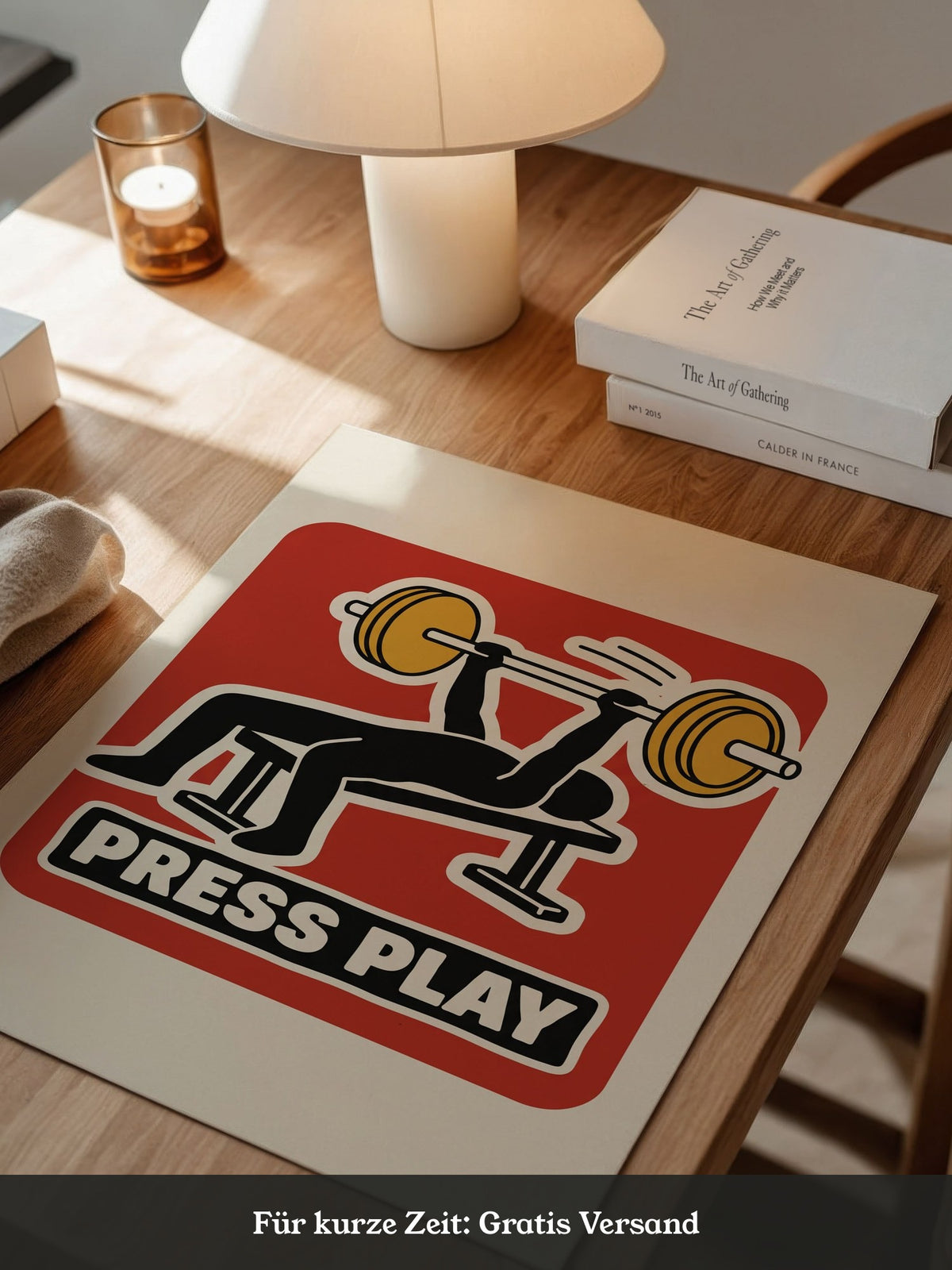 Press Play Kraftsport Illustration