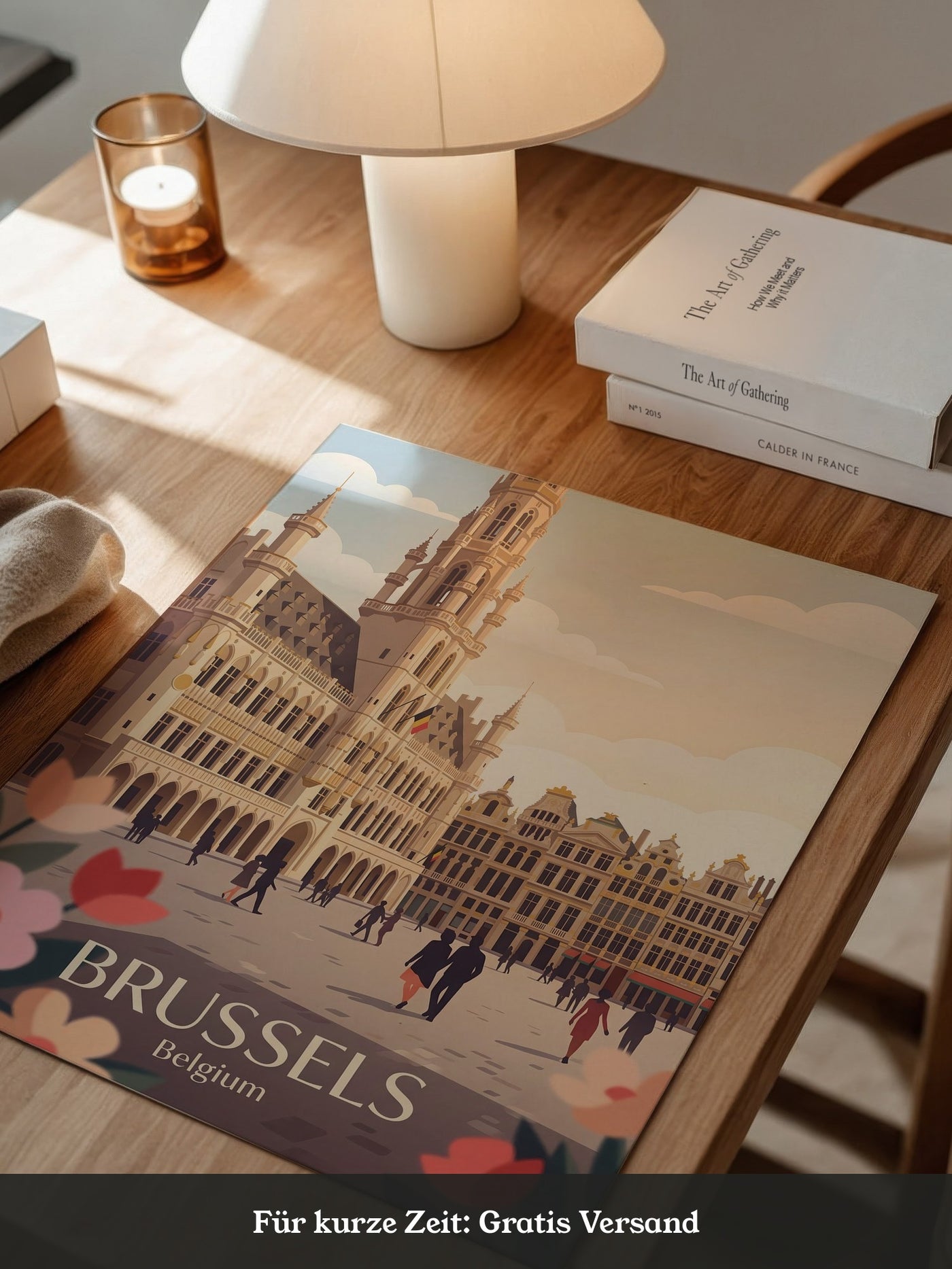 Brüssel Architektur Pastell