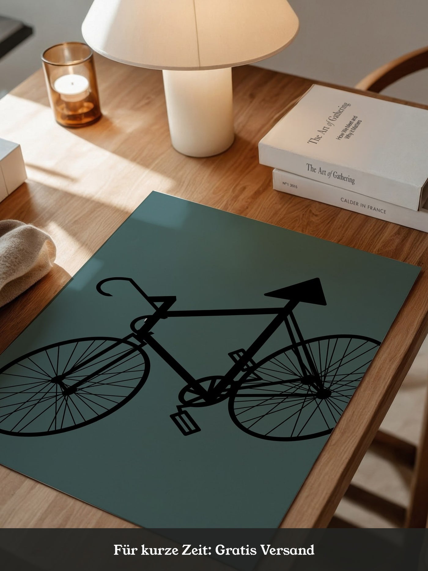 Fahrrad Grafik minimalistisch