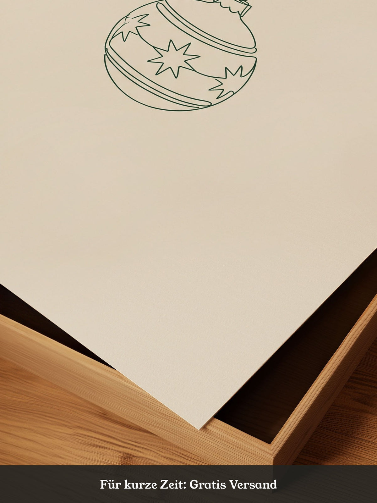 Weihnachtskugel Minimalistisch