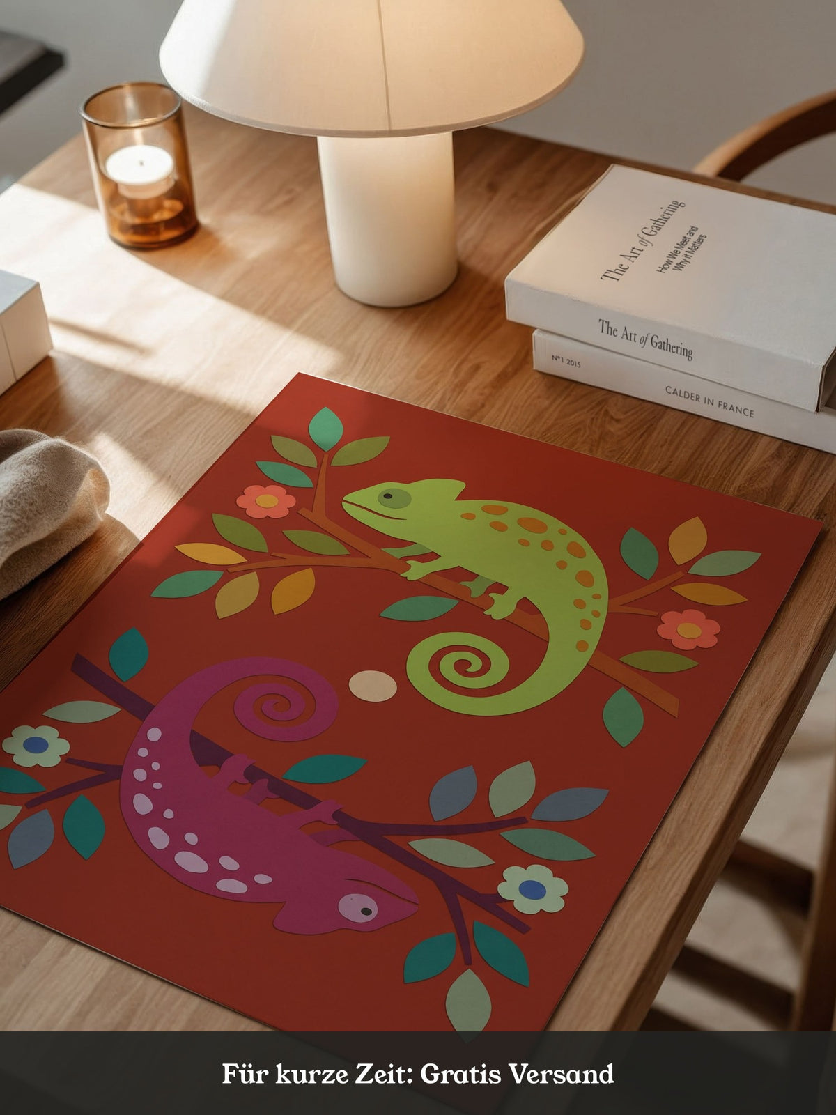 Chamäleon Natur Illustration Bunt