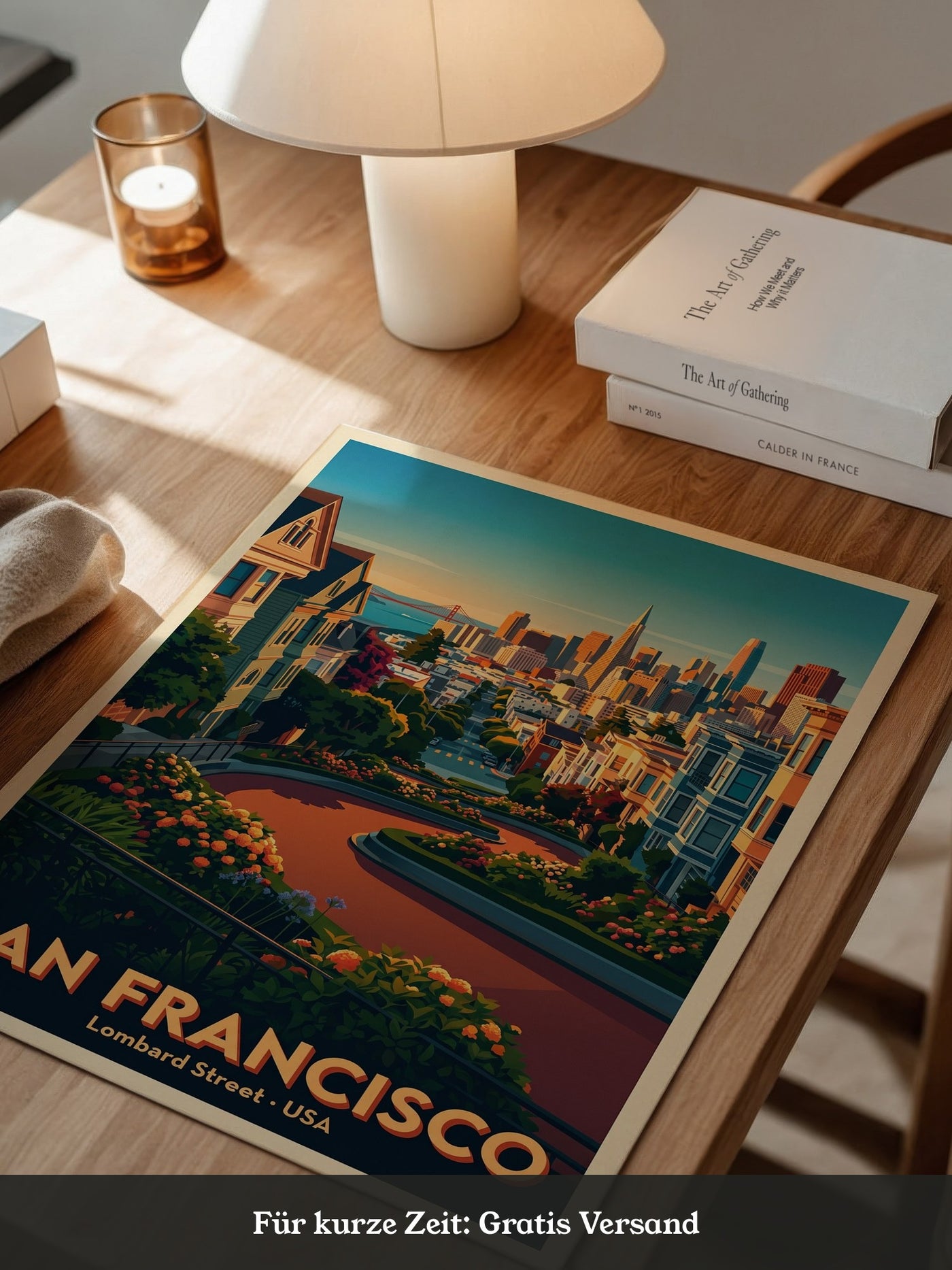 Lombard Street Abendlicht
