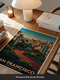 Lombard Street Abendlicht