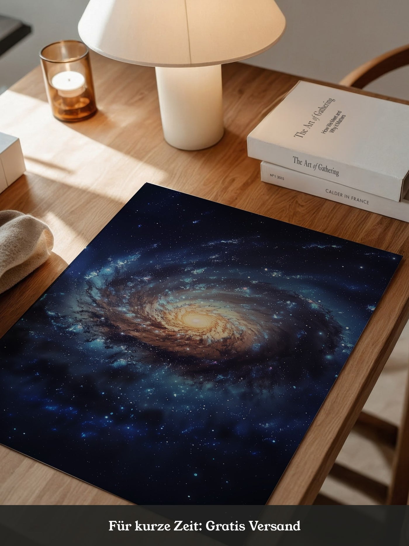 Galaxie Spiralstruktur blau