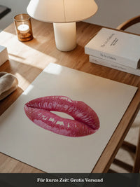 Glitzernde Lippen Hochglanz