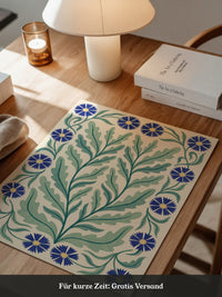 Blau Kornblumen Ornament Muster