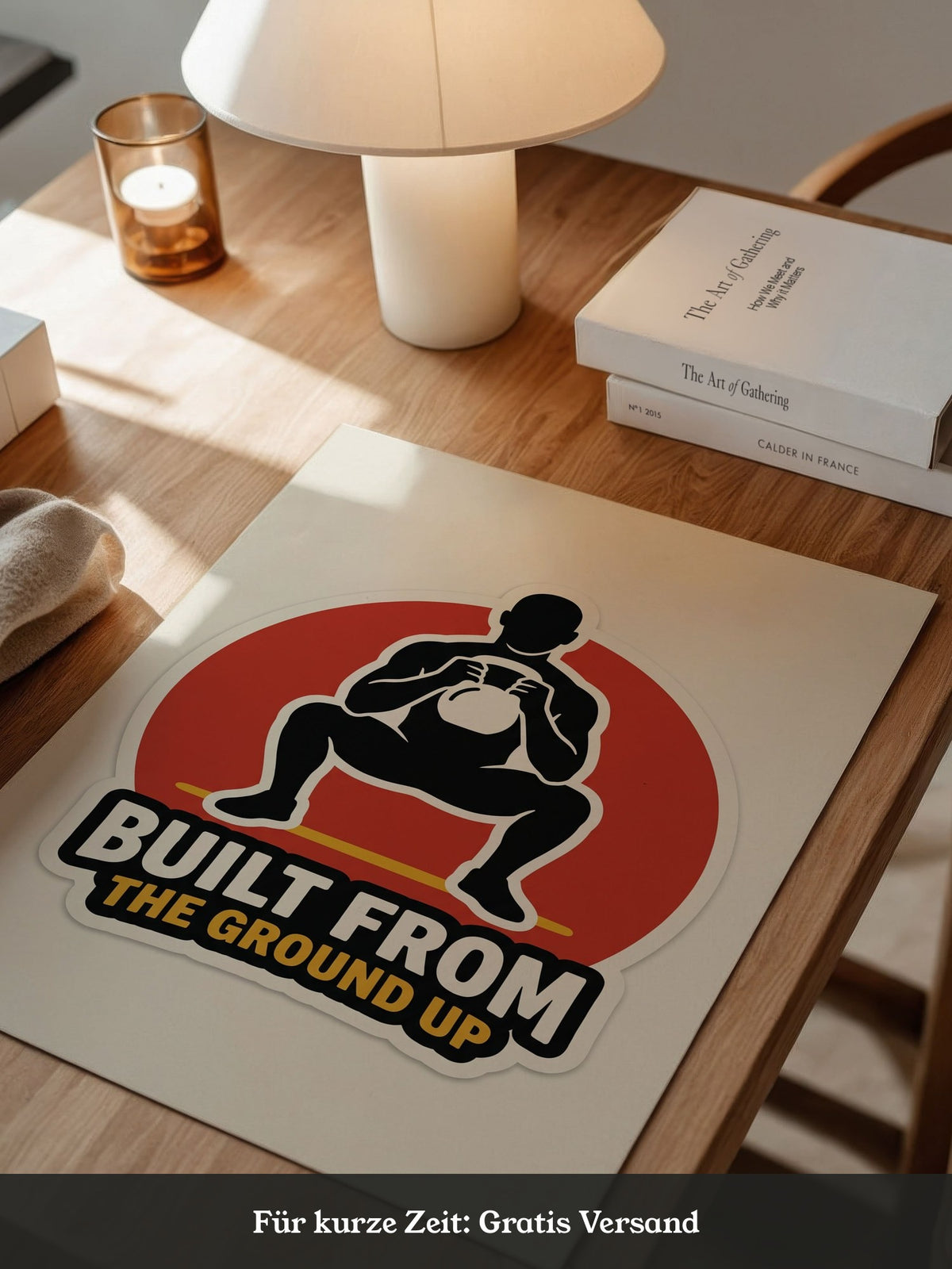 Kettlebell Squat Poster