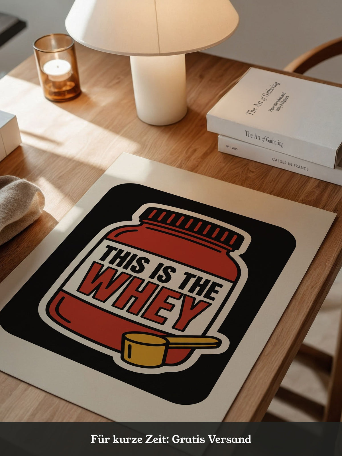 Whey Proteinpulver Poster