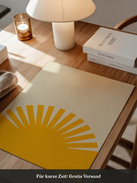 Sonnenaufgang Grafik minimalistisch