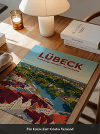 Lübeck Hansestadt Illustration