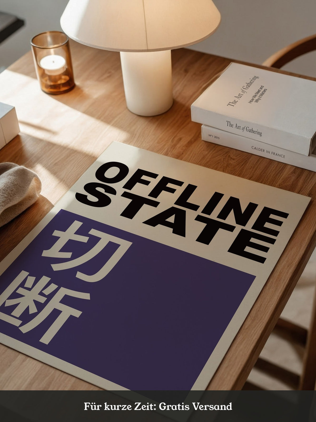 Offline State Kontrast-Schrift
