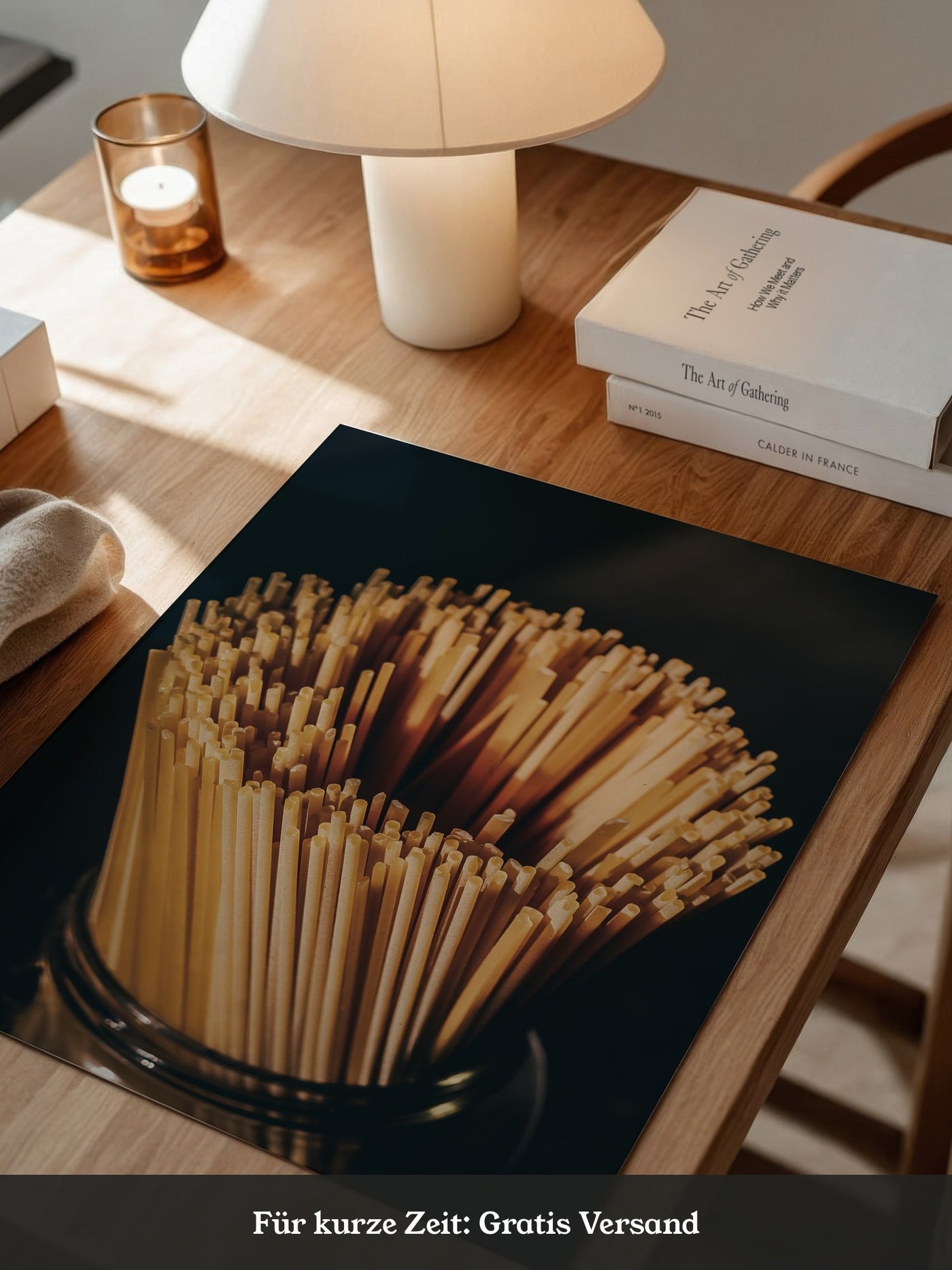 Spaghetti Bündel Schattenlicht