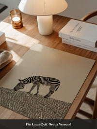 Zebra Grasfläche Grafik