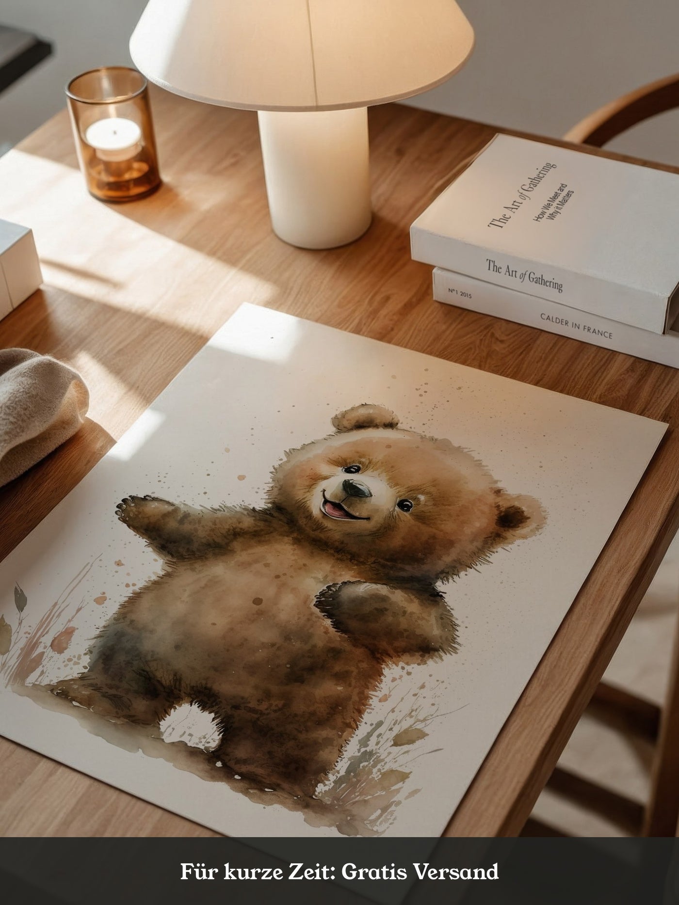 Niedlicher Bär Aquarellstil
