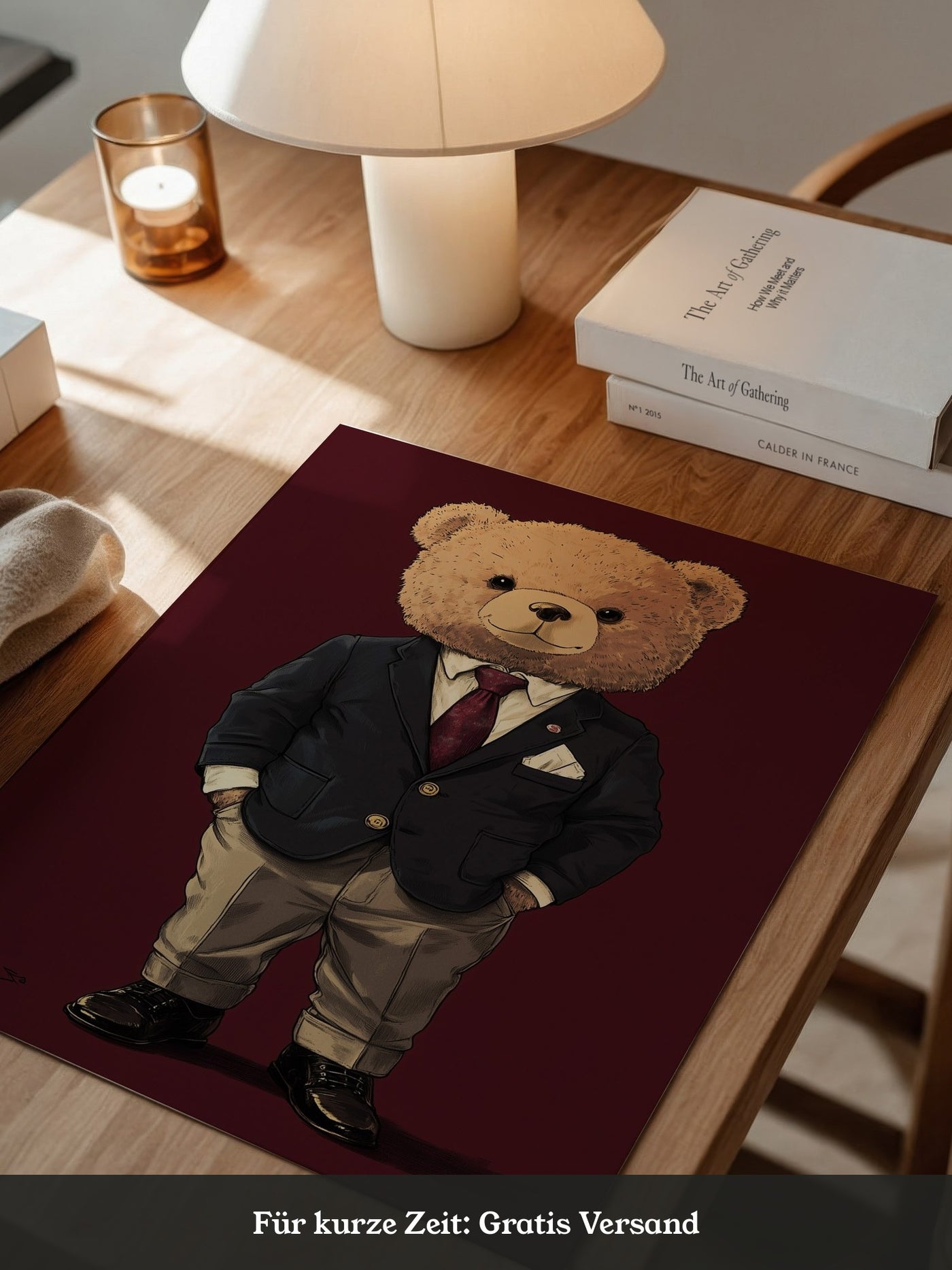 Teddybär Anzug Illustration