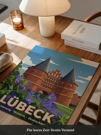 Lübeck Holstentor Vintage