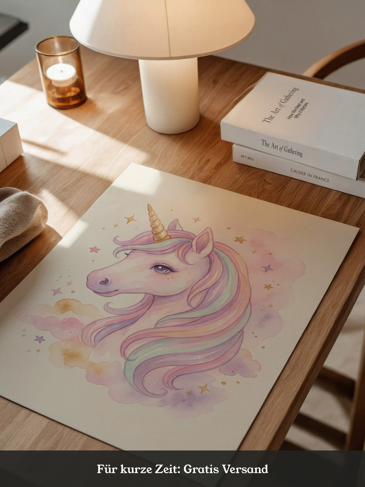 Unicorn Regenbogen Pastellzauber