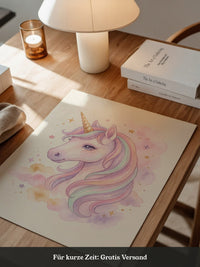 Unicorn Regenbogen Pastellzauber