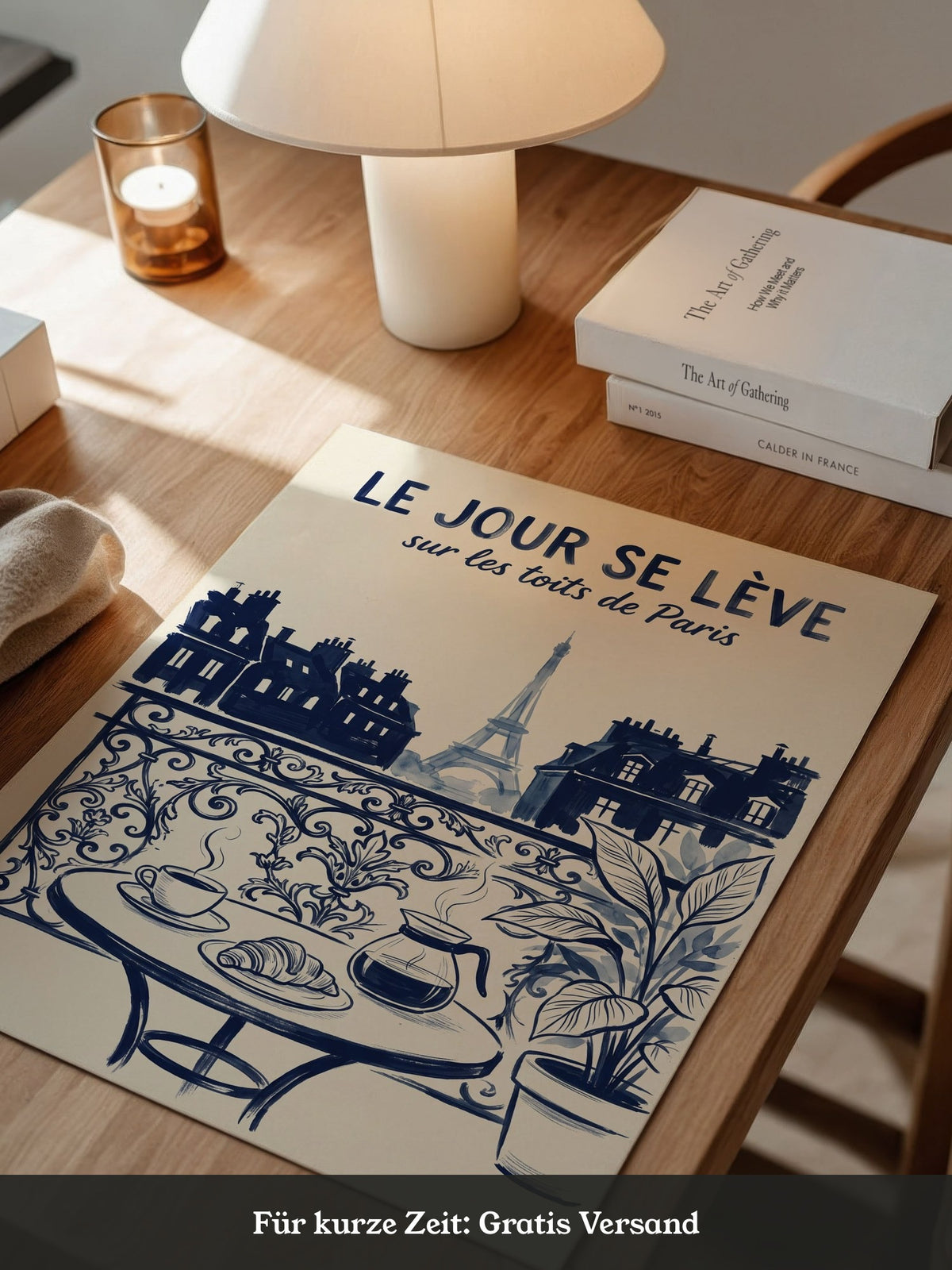 Paris Café Illustration