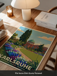 Botanischer Garten Karlsruhe Vintage