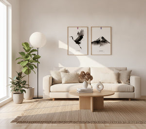 Poster-Set '14' - Zen Natur Collection | 4 minimalistische Aquarell Kunstdrucke - Bild 5