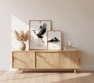 Poster-Set '14' - Zen Natur Collection | 4 minimalistische Aquarell Kunstdrucke - Bild 8