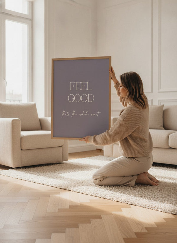 Poster-Set '11' - 4x Positive Vibes Wandbilder | Hakuna Matata & Feel Good Motive - Bild 7