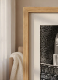 Poster-Set '9' - 4 elegante S/W Motive: Weinglas, Dessous, Auto & Lippenstift - Bild 9
