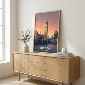 Poster-Set '7' - 5 Europäische Städte im Vintage Stil | Retro Wandbilder - Bild 5