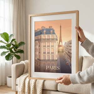 Poster-Set '7' - 5 Europäische Städte im Vintage Stil | Retro Wandbilder - Bild 6
