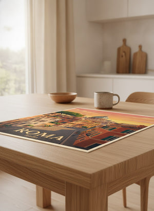 Poster-Set '7' - 5 Europäische Städte im Vintage Stil | Retro Wandbilder - Bild 8