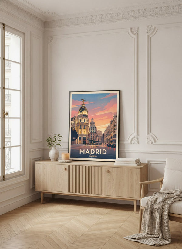 Poster-Set '7' - 5 Europäische Städte im Vintage Stil | Retro Wandbilder - Bild 7