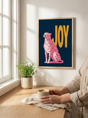 Poster-Set Leopard Rosa - 3 stilvolle Wandbilder im Pink Retro Design - Bild 5