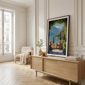 Poster-Set 'Italienische Seelandschaft' - 3 mediterrane Wandbilder mit Aperol-Flair - Bild 6