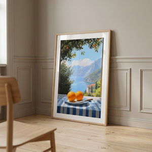 Poster-Set 'Italienische Seelandschaft' - 3 mediterrane Wandbilder mit Aperol-Flair - Bild 8