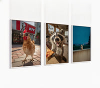 Poster-Set '4' - Tierische Vintage Vibes (3 Motive) | Retro Wanddeko - Bild 2